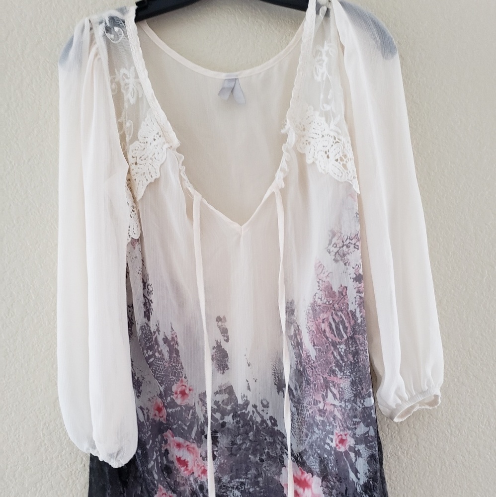 Chiffon Floral Blouse